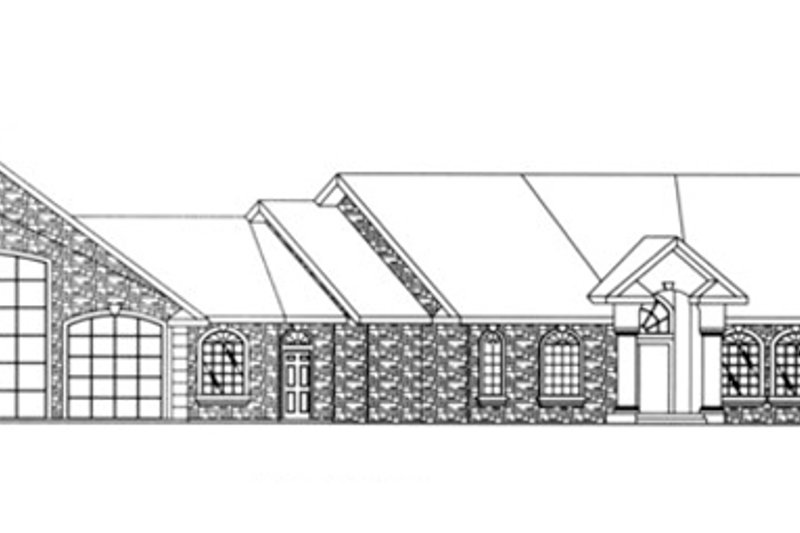 Home Plan - Exterior - Front Elevation 3 for Traditional House Plan #117-831 - 3 bed, 3 bath