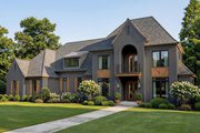 Traditional Style House Plan - 5 Beds 5.5 Baths 4058 Sq/Ft Plan #1081-48 Exterior 