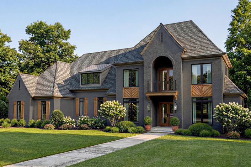 Dream House Plan - Exterior - Front Elevation 3 for Traditional House Plan #1081-48 - 5 bed, 5.5 bath