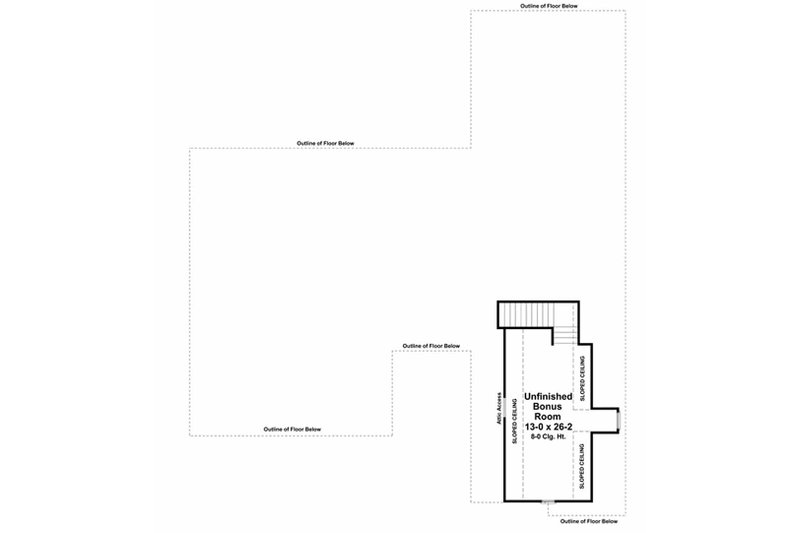 Dream House Plan - Floor Plan - Other Floor for Country House Plan #21-284 - 4 bed, 3 bath