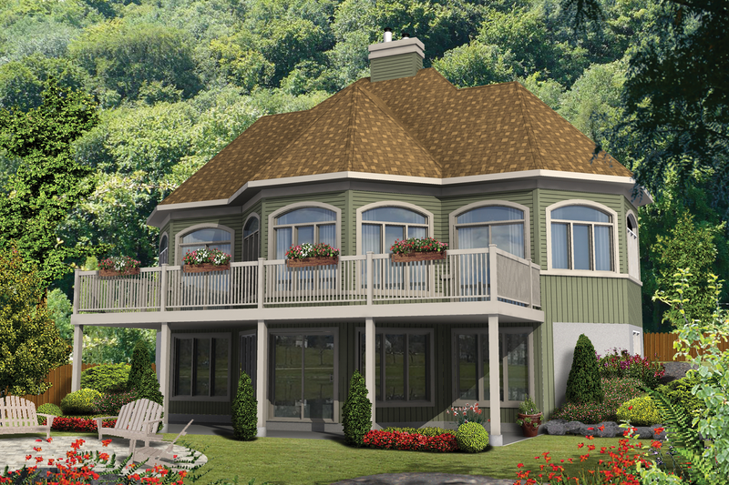 Architectural House Design - Country Exterior - Front Elevation Plan #25-4740