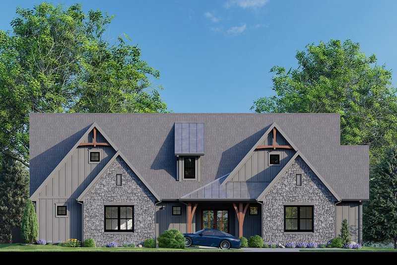 House Blueprint - Traditional Exterior - Front Elevation Plan #1088-15