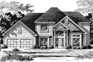 Traditional Exterior - Front Elevation Plan #328-125