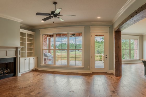 Interior - Family Room 1 for Craftsman House Plan #430-152 - 4 bed, 2.5 bath