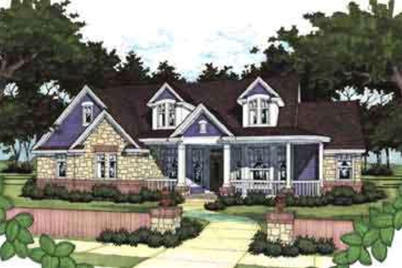 House Plan Design - Farmhouse Exterior - Front Elevation Plan #120-139