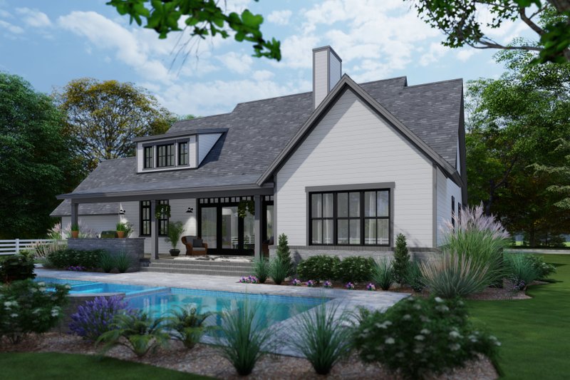 Architectural House Design - Exterior - Other Elevation 4 for Traditional House Plan #120-276 - 3 bed, 2.5 bath