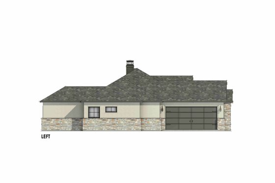 Exterior - Other Elevation for Mediterranean House Plan #1096-80 - 4 bed, 3.5 bath