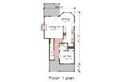 Craftsman Style House Plan - 4 Beds 3 Baths 1646 Sq/Ft Plan #79-304 