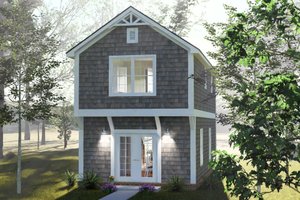 Home Plan - Exterior - Front Elevation for Cottage House Plan #513-2487 - 2 bed, 2.5 bath