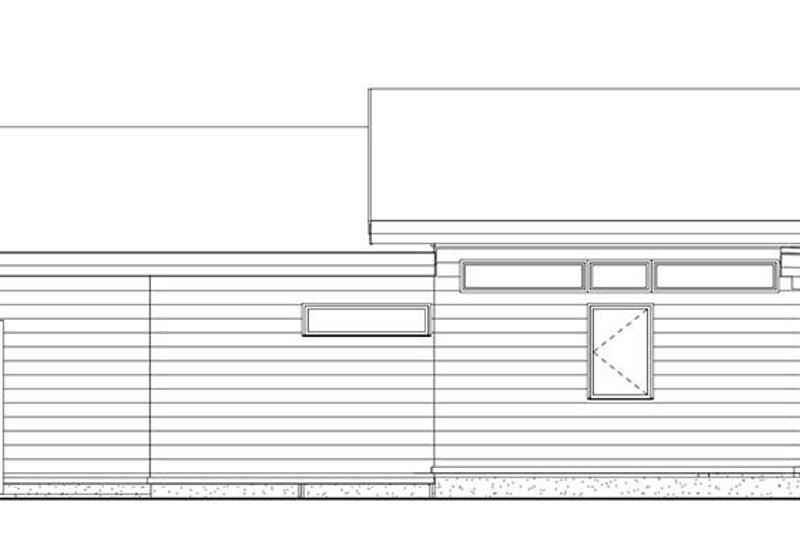 Home Plan - Exterior - Other Elevation 1 for Modern House Plan #895-60 - 3 bed, 2 bath