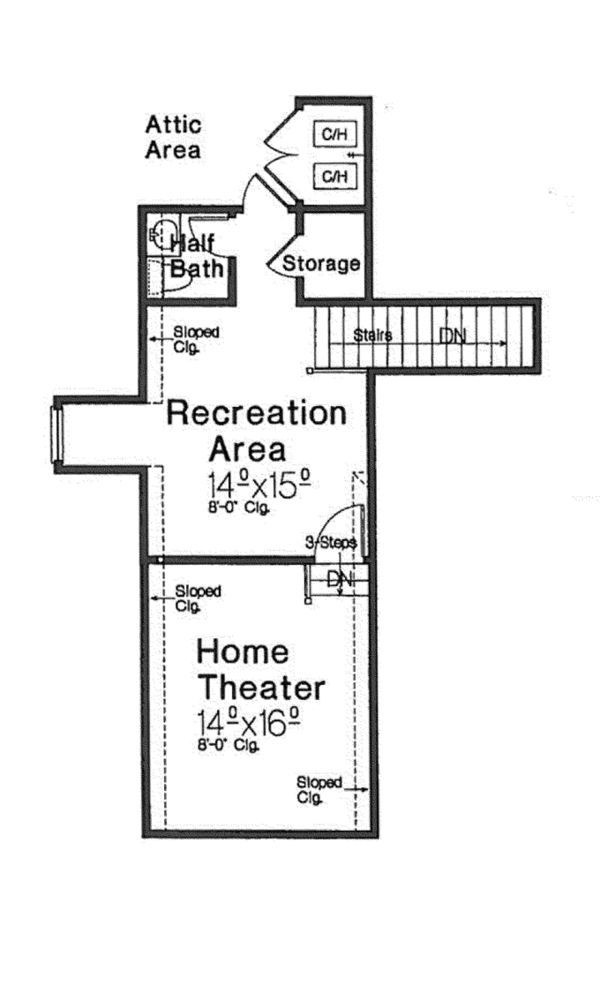 Home Plan - Country Floor Plan - Other Floor Plan #310-1270