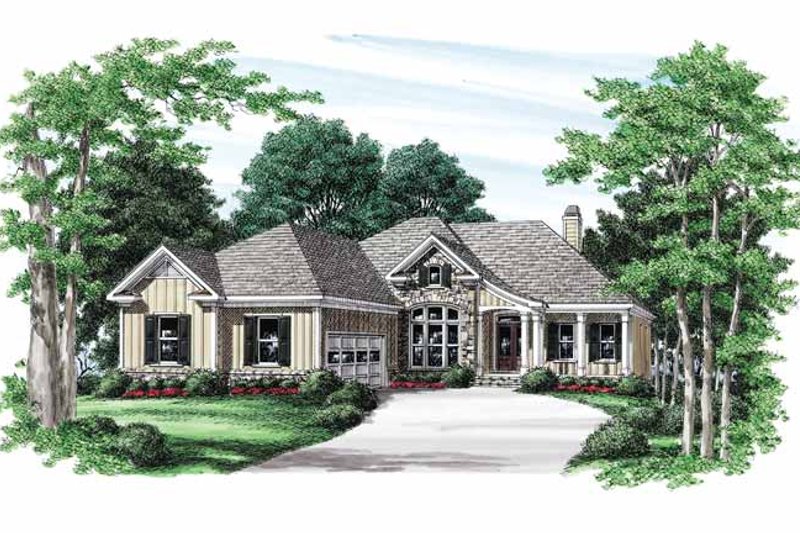 Home Plan - Craftsman Exterior - Front Elevation Plan #927-566