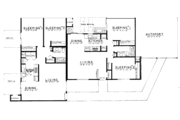 Modern Style House Plan - 2 Beds 1 Baths 1740 Sq/Ft Plan #303-145 