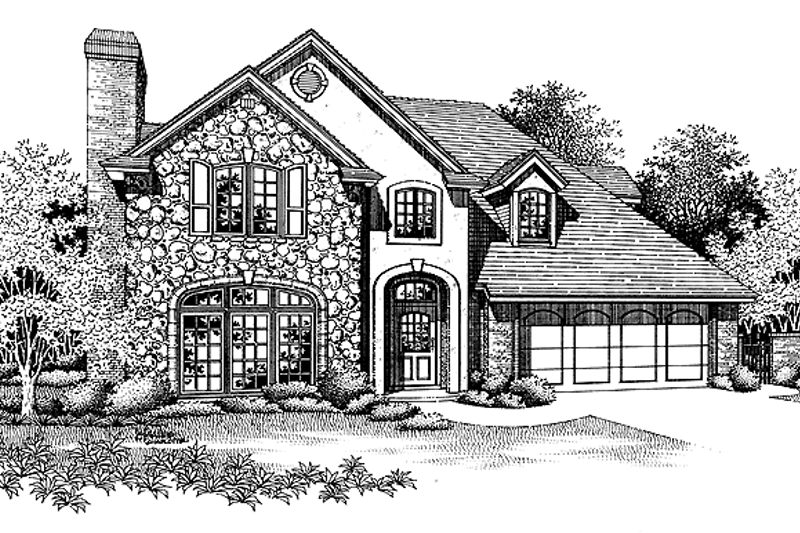 House Design - Traditional Exterior - Front Elevation Plan #310-1010
