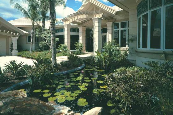 Exterior - Front Elevation 3 for Mediterranean House Plan #930-101 - 4 bed, 5.5 bath