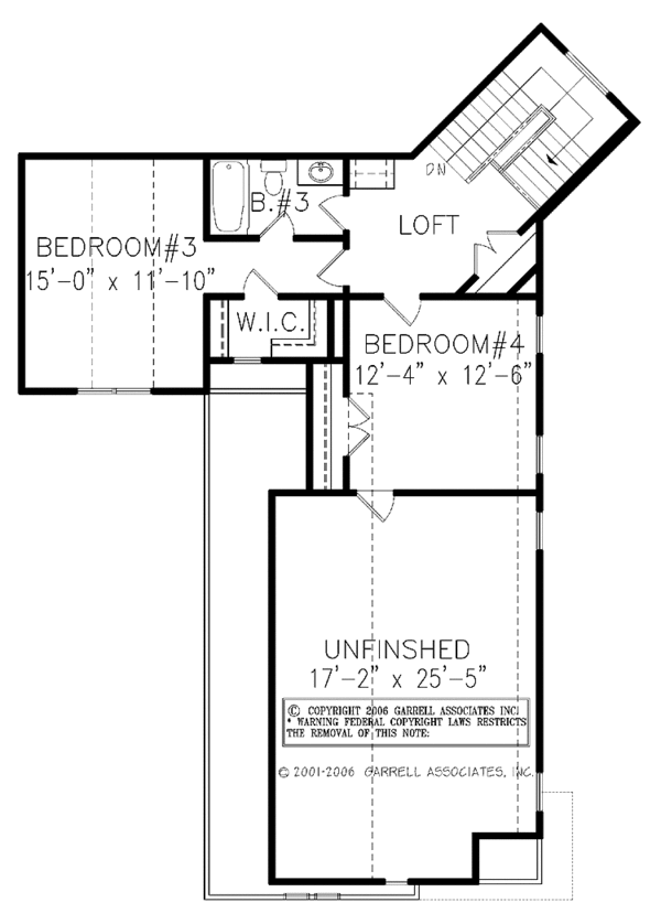 House Plan Design - Victorian Floor Plan - Upper Floor Plan #54-266
