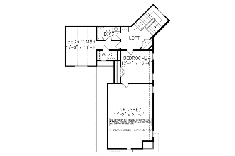 Home Plan - Floor Plan - Upper Floor for Victorian House Plan #54-266 - 4 bed, 3.5 bath