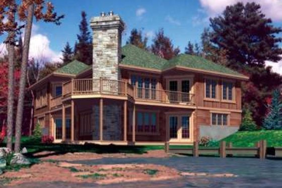 Exterior - Front Elevation for Traditional House Plan #138-103 - 3 bed, 2 bath