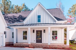 Exterior - Front Elevation 3 for Farmhouse House Plan #461-108 - 4 bed, 3.5 bath