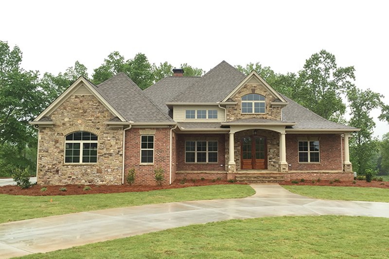 Dream House Plan - Exterior - Front Elevation 3 for Country House Plan #437-72 - 4 bed, 4 bath