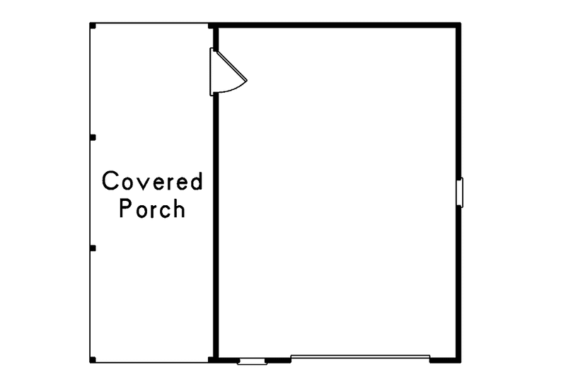 Home Plan - Floor Plan - Main Floor for Traditional House Plan #57-629, 0 bath