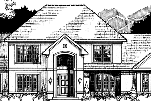 House Design - European Exterior - Front Elevation Plan #953-71