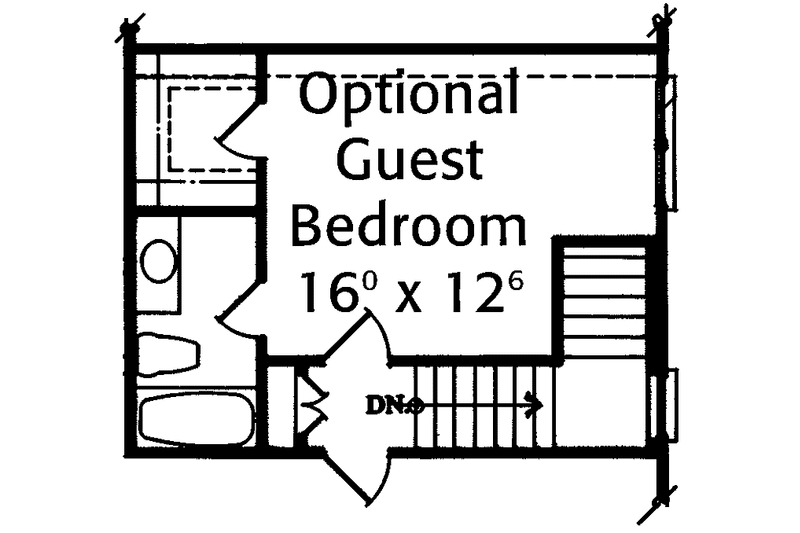 Home Plan - Floor Plan - Other Floor for Country House Plan #429-298 - 4 bed, 3.5 bath