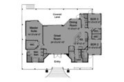 Cottage Style House Plan - 3 Beds 3 Baths 2112 Sq/Ft Plan #115-132 