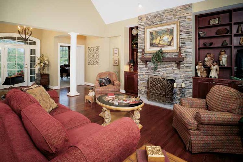 Home Plan - Interior - Family Room for Craftsman House Plan #929-313 - 3 bed, 3 bath