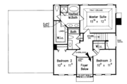 Colonial Style House Plan - 3 Beds 2.5 Baths 1700 Sq/Ft Plan #927-136 