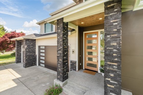 Exterior - Covered Porch for Contemporary House Plan #1066-121 - 4 bed, 2.5 bath