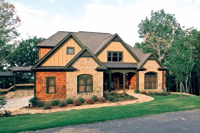 Home Plan - Exterior - Front Elevation 5 for Country House Plan #927-295 - 4 bed, 3 bath