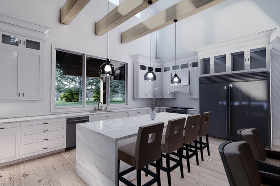 Interior - Kitchen for Barndominium House Plan #923-401 - 5 bed, 3.5 bath