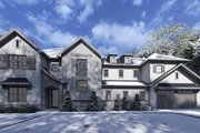 Traditional Style House Plan - 4 Beds 3.5 Baths 3437 Sq/Ft Plan #1069-38 Exterior 