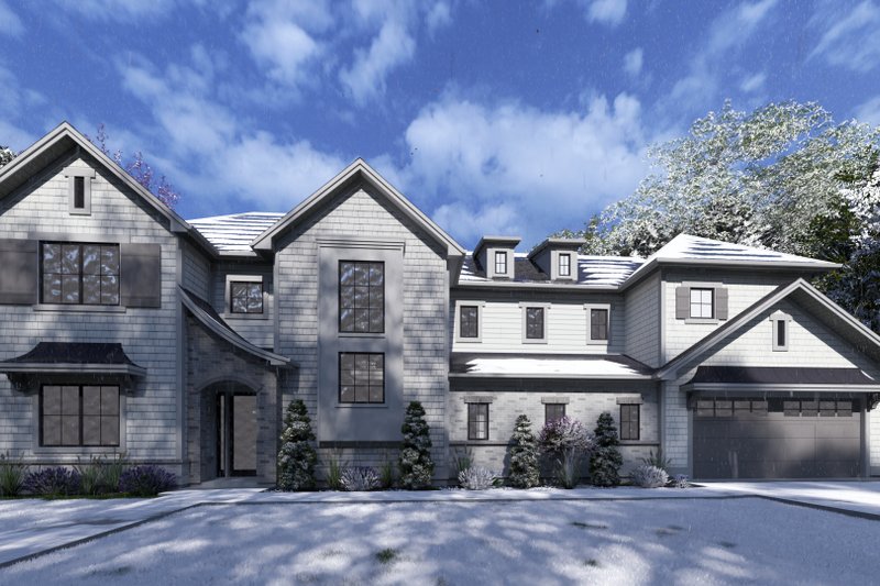 House Design - Exterior - Front Elevation 4 for Traditional House Plan #1069-38 - 4 bed, 3.5 bath