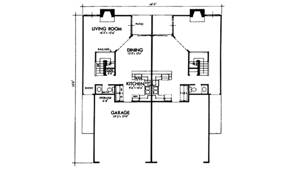House Plan Design - Prairie Floor Plan - Main Floor Plan #320-1233