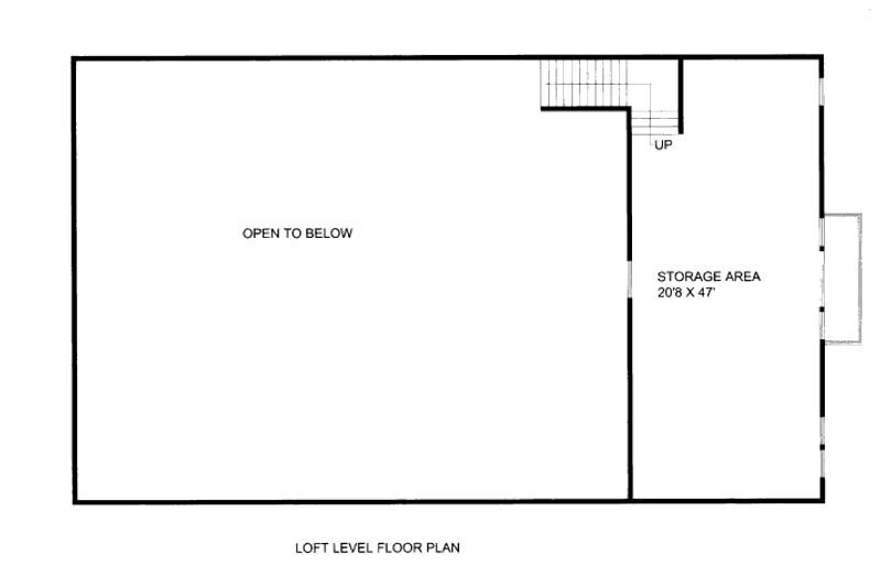 Architectural House Design - Floor Plan - Upper Floor for Traditional House Plan #117-657, 0 bath