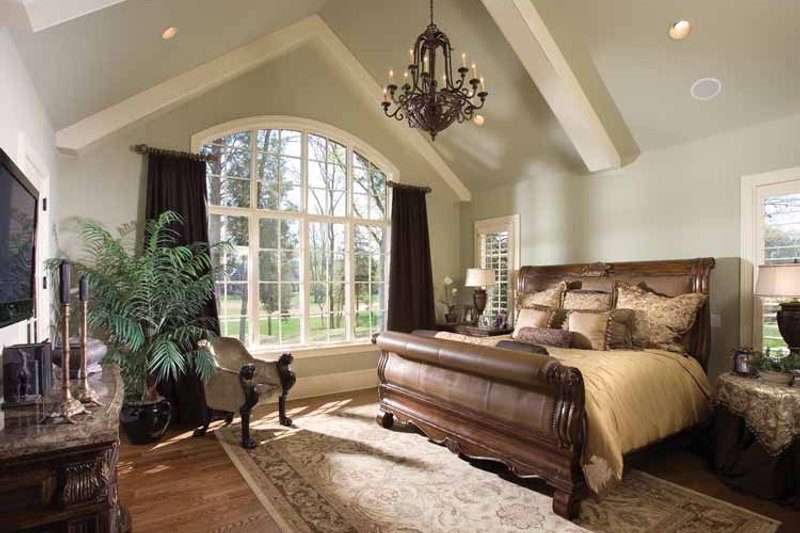 Dream House Plan - Interior - Master Bedroom for European House Plan #453-606 - 3 bed, 4.5 bath