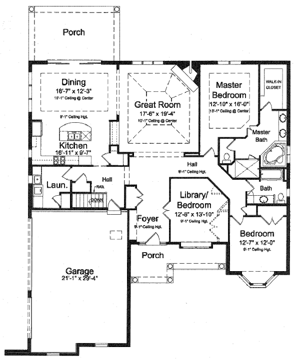 Traditional Floor Plan - Main Floor Plan #46-514