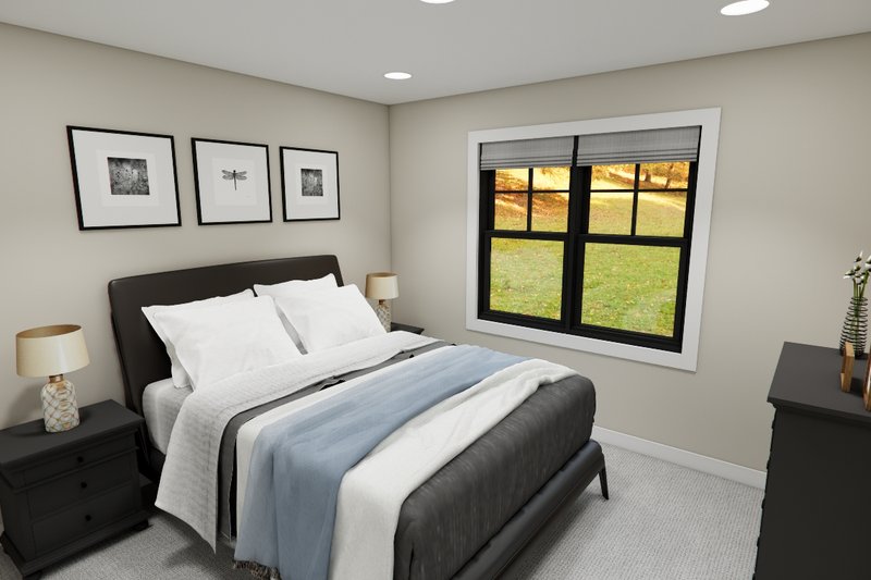 House Design - Interior - Bedroom 5 for Farmhouse House Plan #51-1377 - 3 bed, 2.5 bath