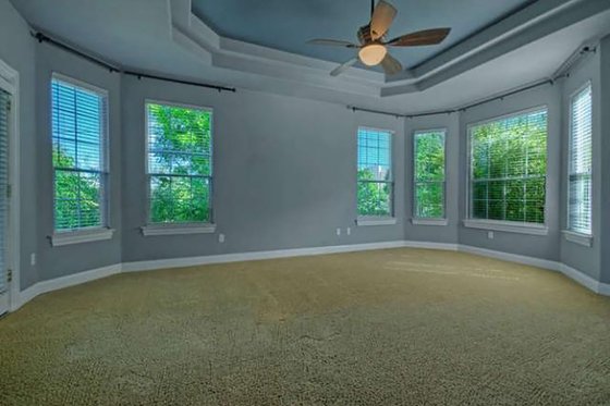 Interior - Master Bedroom for Mediterranean House Plan #80-184 - 5 bed, 3 bath