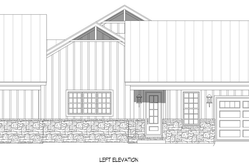 Home Plan - Exterior - Other Elevation 1 for Farmhouse House Plan #932-1465 - 3 bed, 3.5 bath