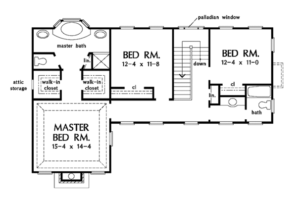 Dream House Plan - Country Floor Plan - Upper Floor Plan #929-261