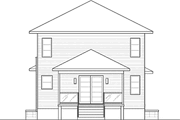 Contemporary Style House Plan - 3 Beds 1.5 Baths 1617 Sq/Ft Plan #23-2481 