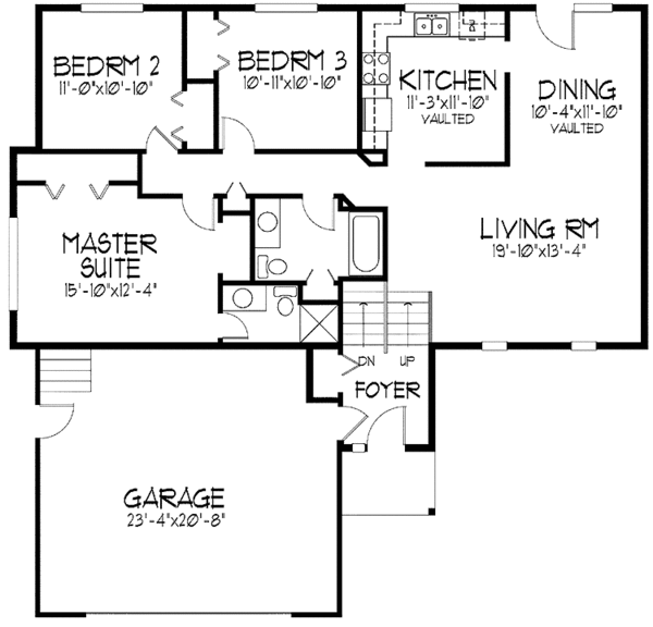 House Plan Design - Colonial Floor Plan - Main Floor Plan #51-798
