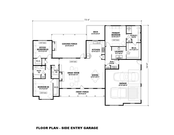 Farmhouse Floor Plan - Main Floor Plan #1117-24