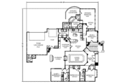 Mediterranean Style House Plan - 5 Beds 4 Baths 2422 Sq/Ft Plan #24-232 
