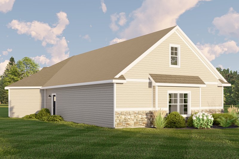 House Plan Design - Exterior - Other Elevation 2 for Ranch House Plan #1064-214 - 3 bed, 2.5 bath