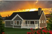 Ranch Style House Plan - 2 Beds 2 Baths 1734 Sq/Ft Plan #70-1209 
