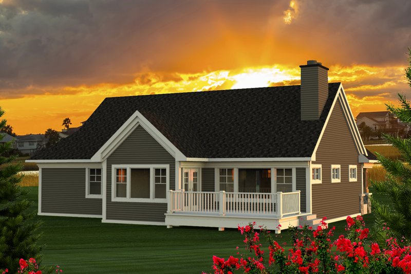 Ranch Style House Plan - 2 Beds 2 Baths 1734 Sq Ft Plan #70-1209 